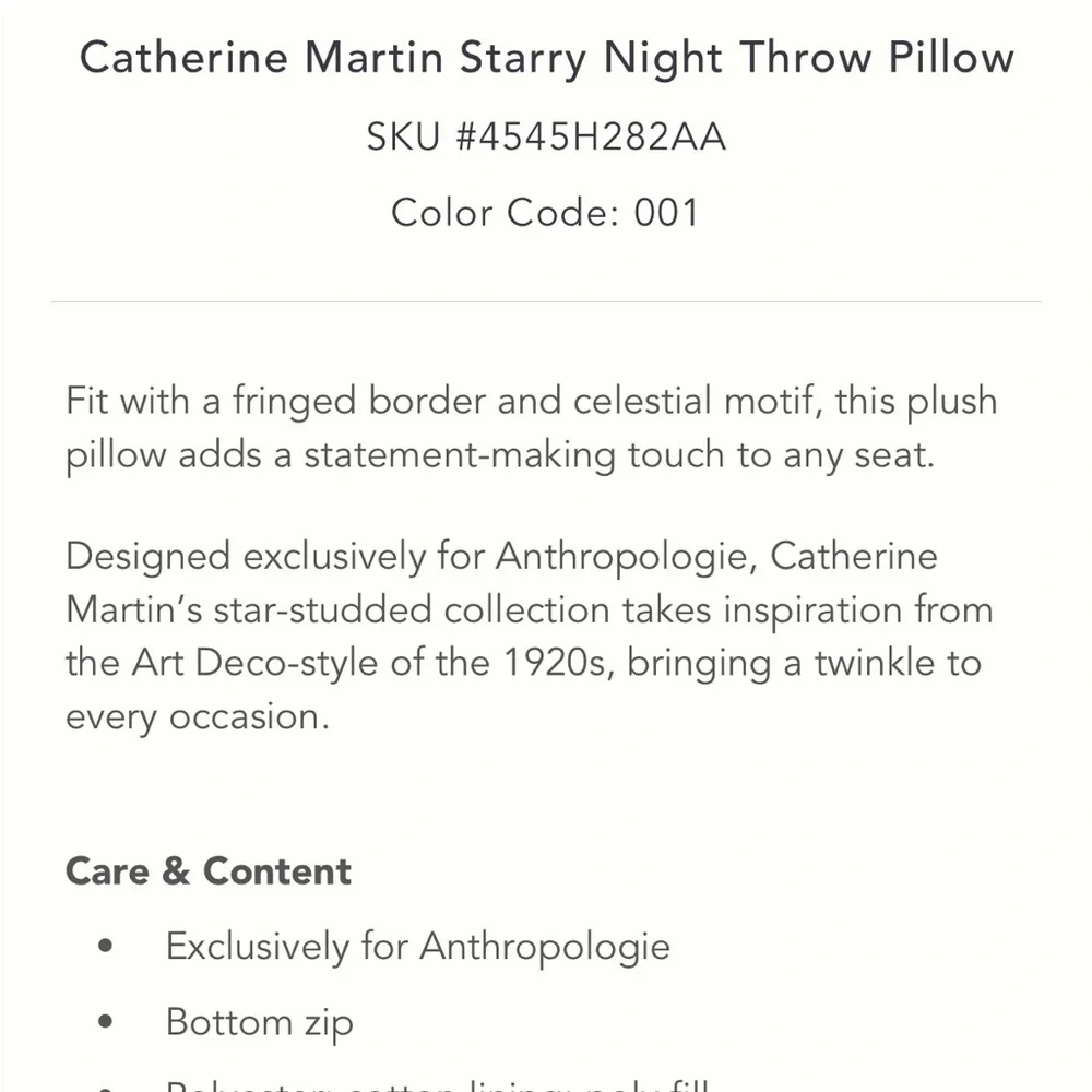 2 LEFT🔥 Catherine Martin X Anthropologie embellished pillows * - Picture 6 of 14